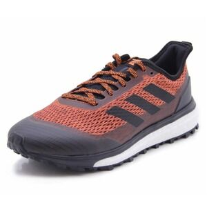 Adidas Response Trail Running Shoes Black Orange Mens 11 UK 10.5 EU 45 1/3‎